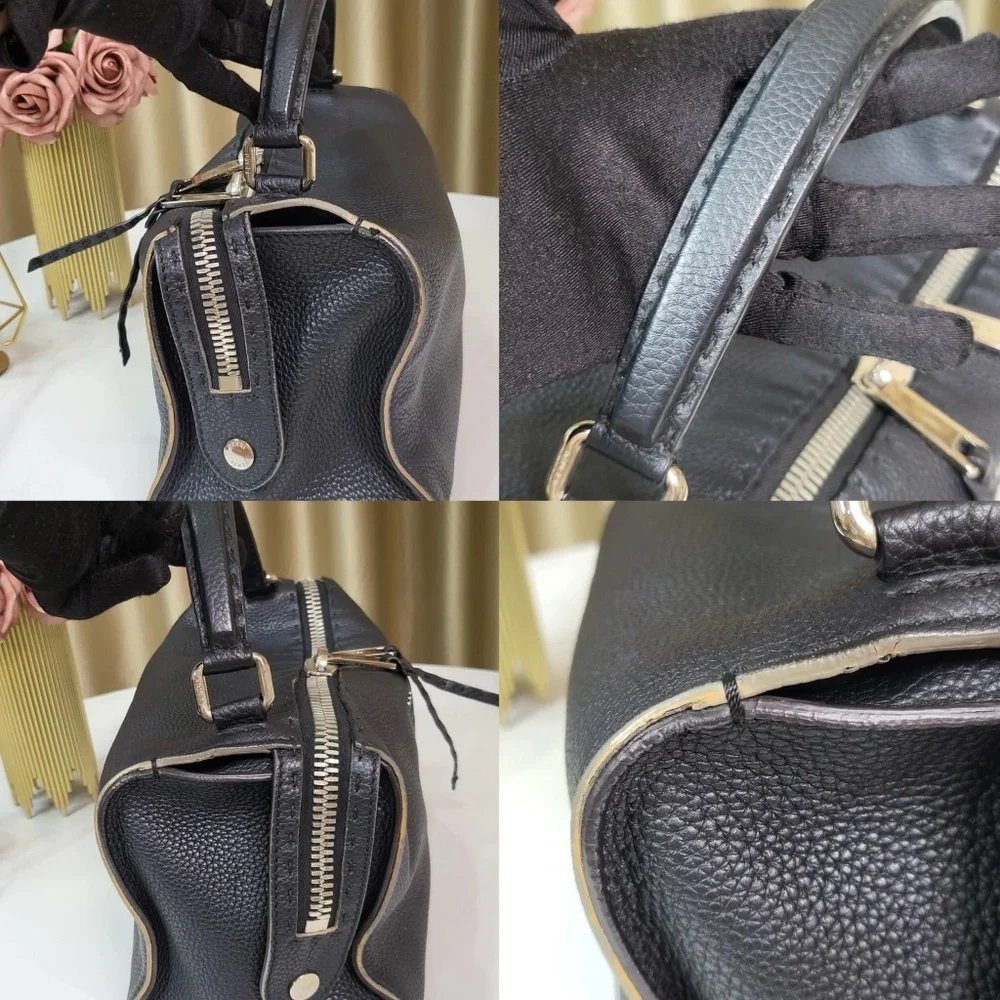 FENDI LEATHER SALLERIA HANDBAG 2WAY BAG